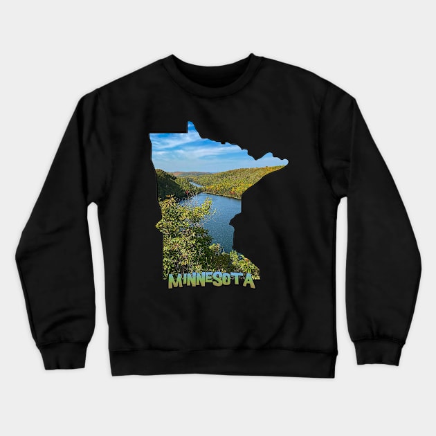 Minnesota - Bear Lake & Bean Lake Crewneck Sweatshirt by gorff